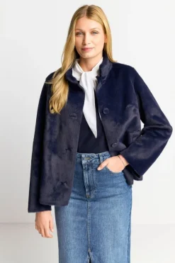 Übergangsjacke Aus Fake Fur