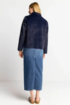 Übergangsjacke Aus Fake Fur