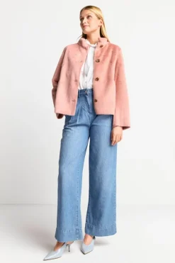 Übergangsjacke Aus Fake Fur