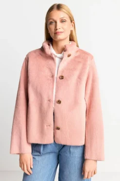 Übergangsjacke Aus Fake Fur