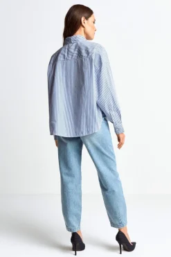 Bluse Mit Bindekragen