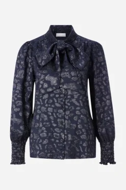 Bluse Mit Schleifenkragen