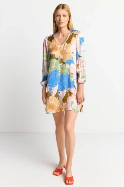 Blusenkleid Mit Blumenprint