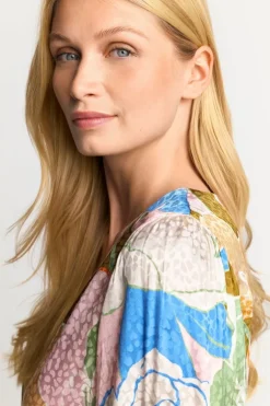 Blusenkleid Mit Blumenprint