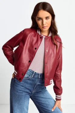 Bomberjacke Aus Leder