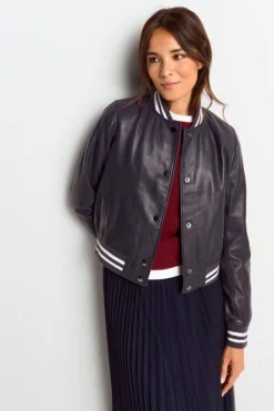 Bomberjacke Aus Leder