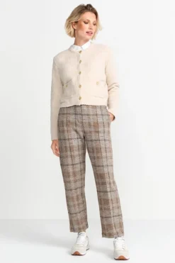 Cardigan Mit Goldfarbenen Knöpfen