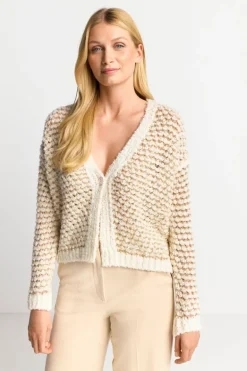 Cardigan Mit Perlmuttknopf