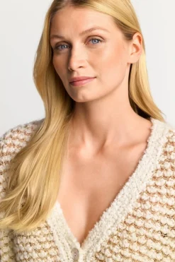 Cardigan Mit Perlmuttknopf