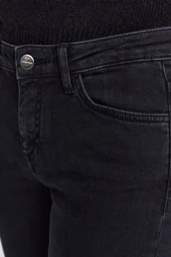 Denim In Satin-Stretch