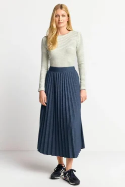 Gestreiftes Rib-Longsleeve