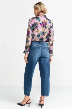 Hemdkragenbluse Mit Blumenprint