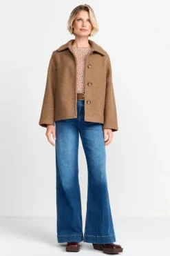 Jacke Mit Breitem Umlegekragen