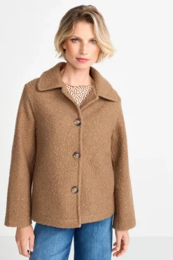 Jacke Mit Breitem Umlegekragen