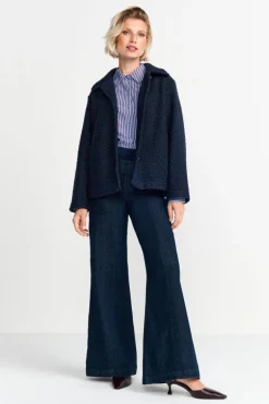 Jacke Mit Breitem Umlegekragen