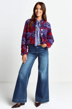 Jacke Mit Floralem Muster