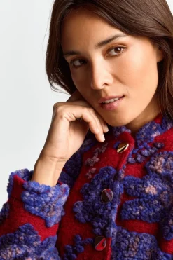 Jacke Mit Floralem Muster