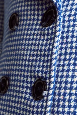 Jacke Mit Hahnentrittmuster