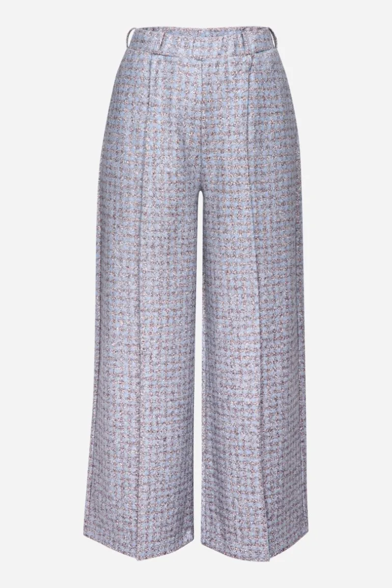 Karierte Culotte Aus Wollmix