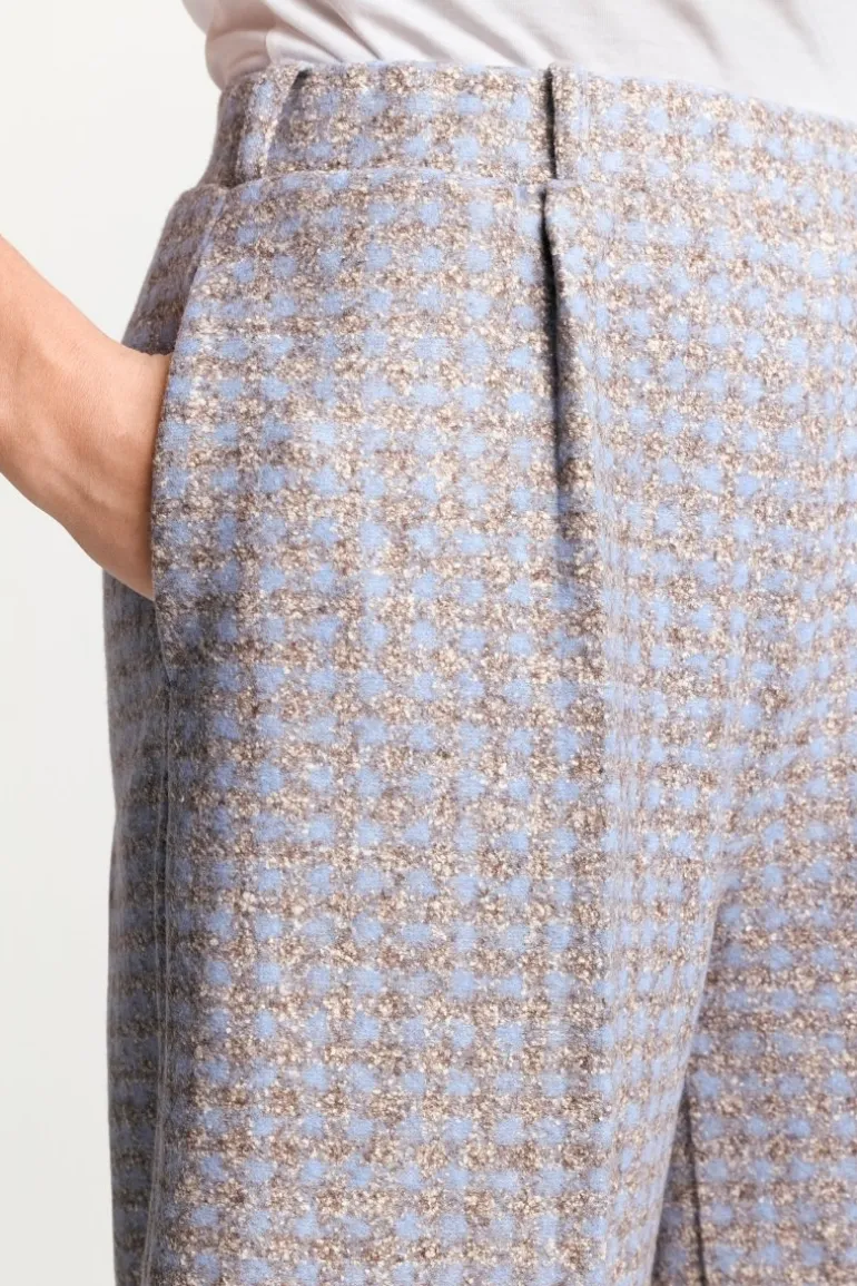 Karierte Culotte Aus Wollmix