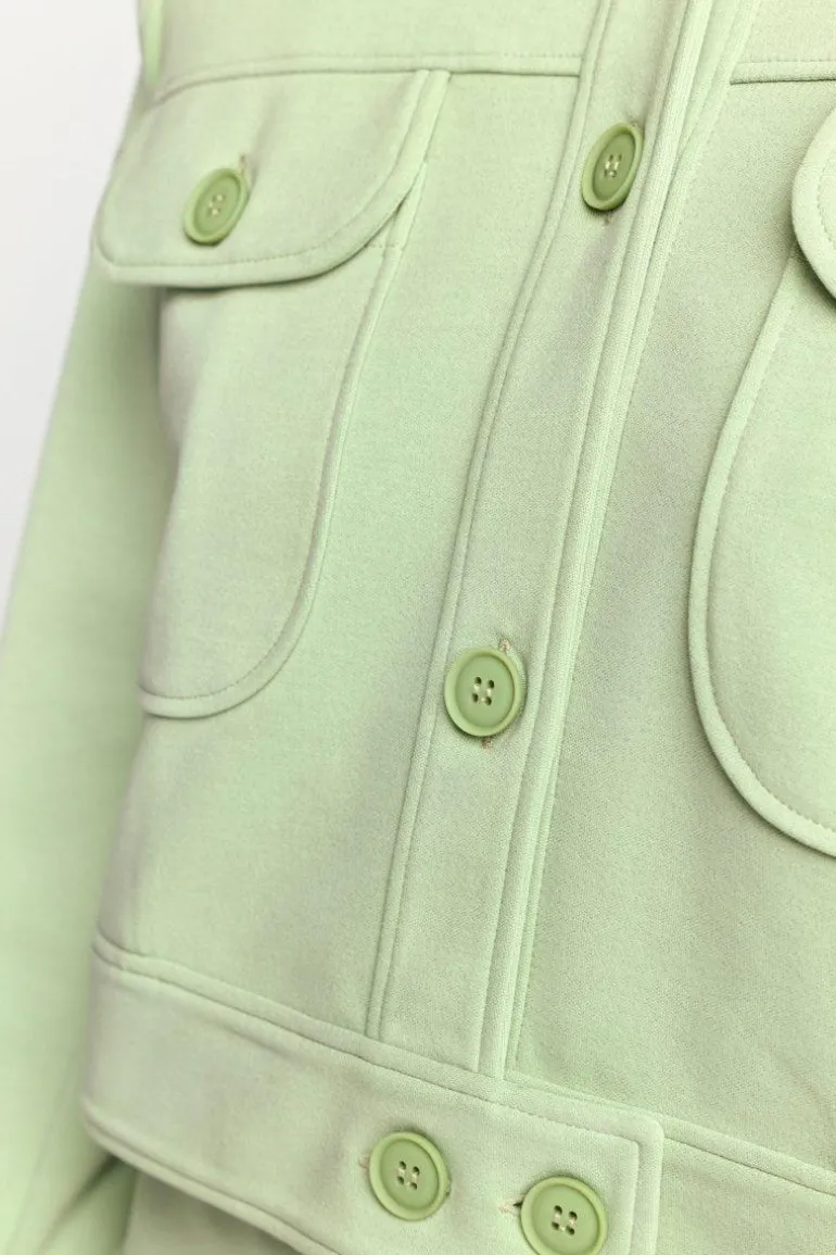 Kurze Jacke Mit Taschen