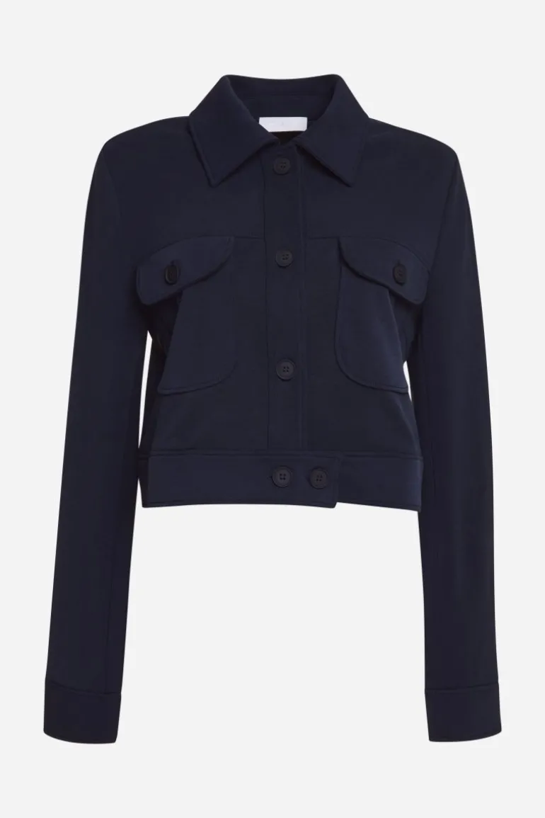 Kurze Jacke Mit Taschen