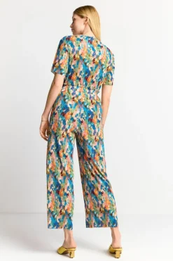 Leichte Culotte In Crinkle-Optik