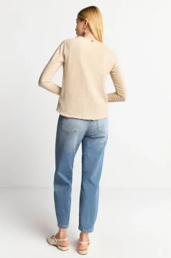 Longsleeve Aus Baumwolle