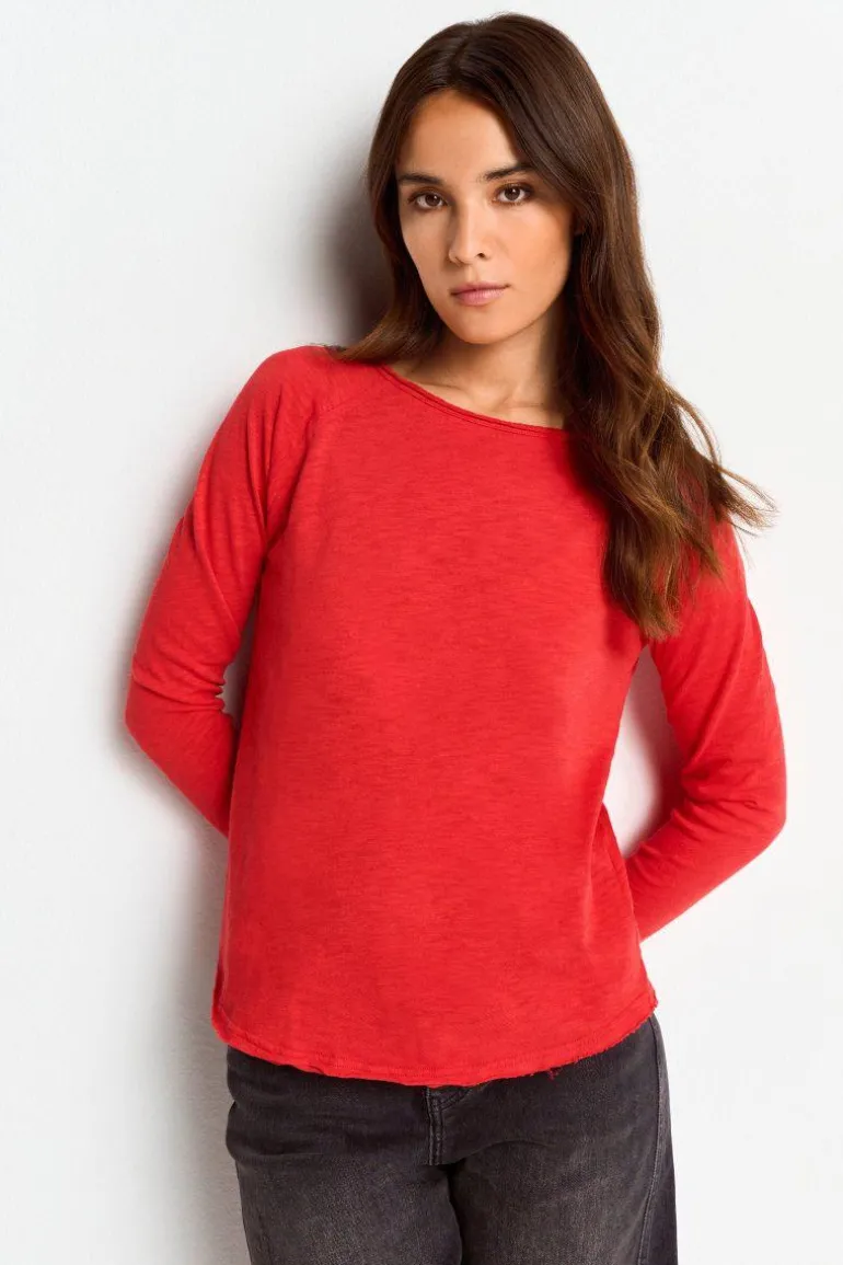 Longsleeve Aus Baumwolle