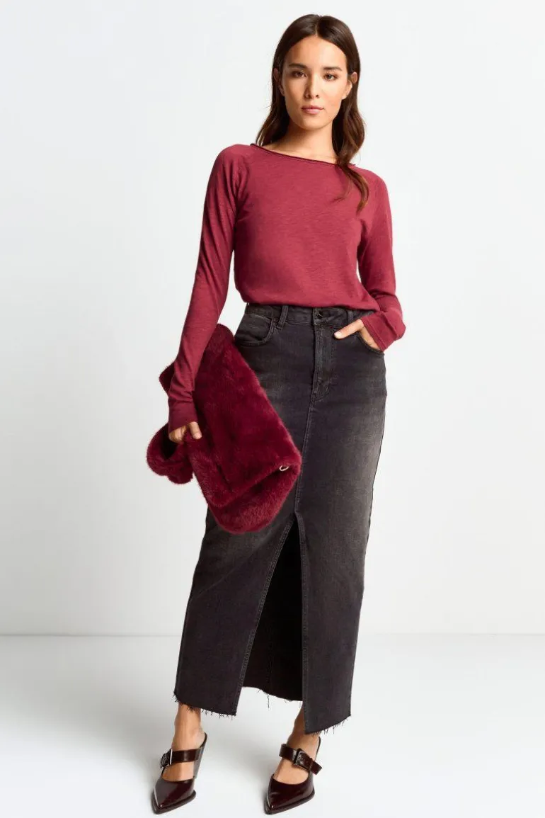 Longsleeve Aus Baumwolle