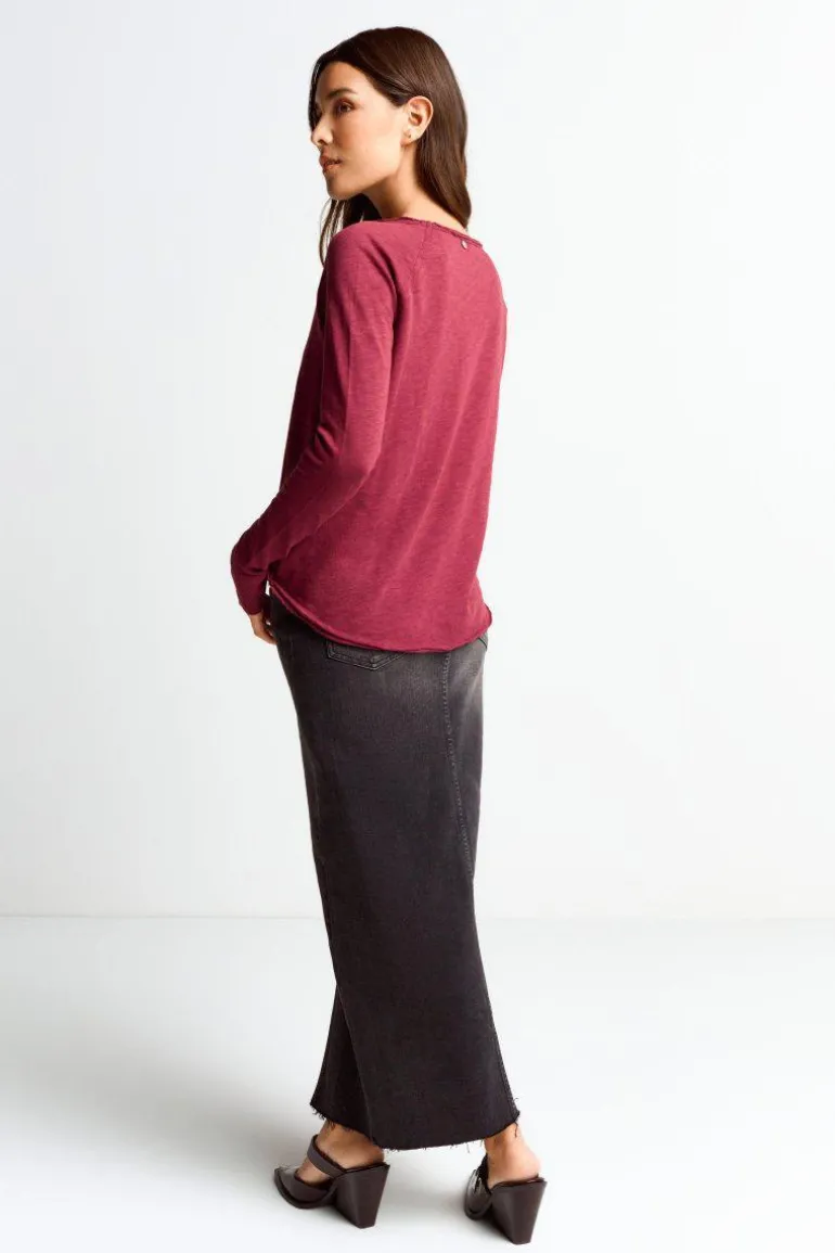 Longsleeve Aus Baumwolle