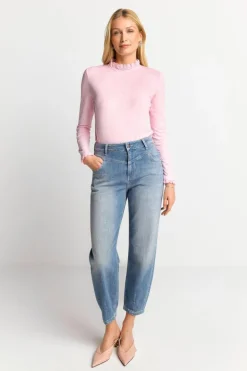 Longsleeve Mit Frill-Kragen