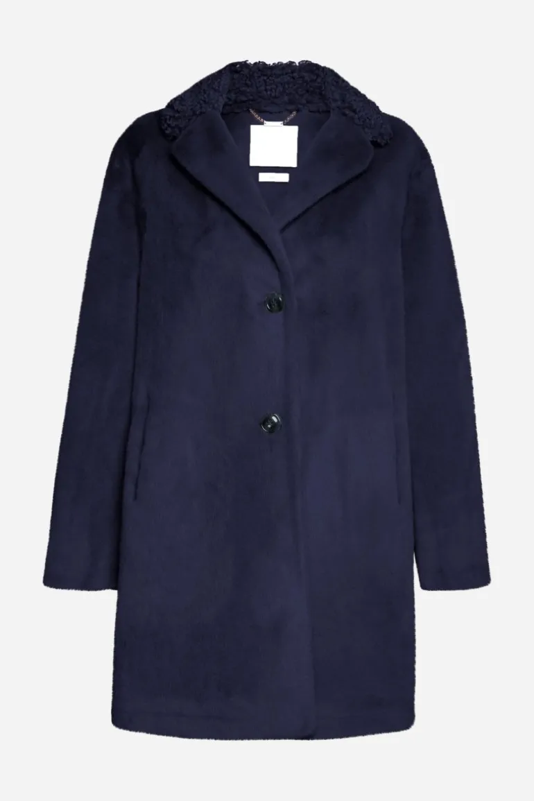 Mantel Aus Weichem Fake Fur