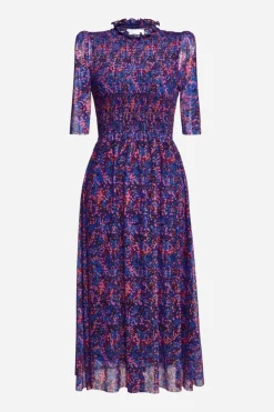 Meshkleid Mit Rüschenkragen