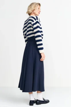 Midirock Mit Seitlicher Knopfleiste