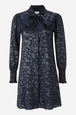 Minikleid Mit Schleifenkragen