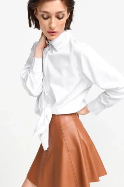 Minirock In Lederoptik