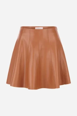 Minirock In Lederoptik