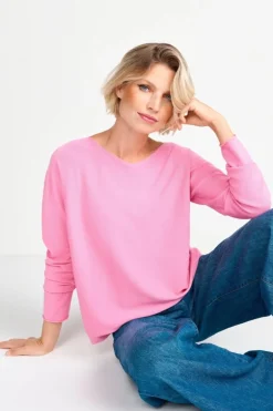 Nahtloser Feinstrickpullover