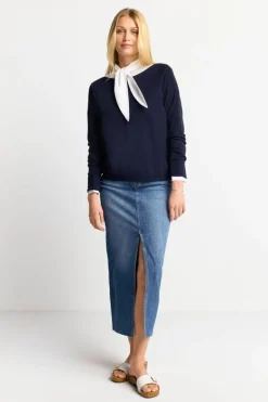 Nahtloser Strickpullover