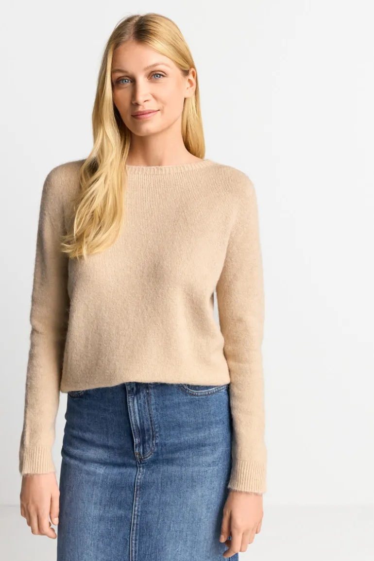 Nahtloser Strickpullover