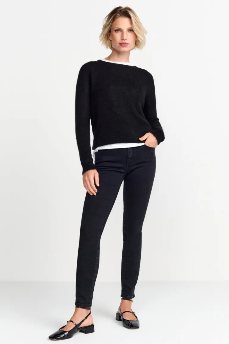 Nahtloser Strickpullover