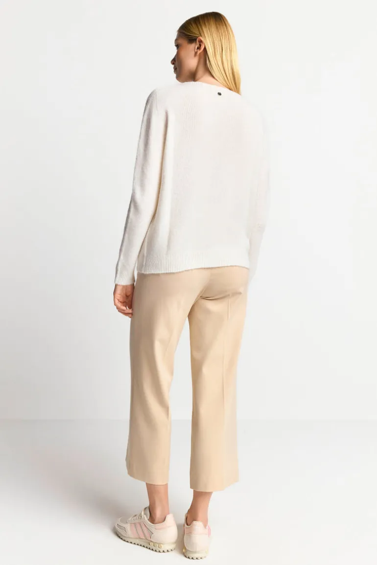 Nahtloser Strickpullover