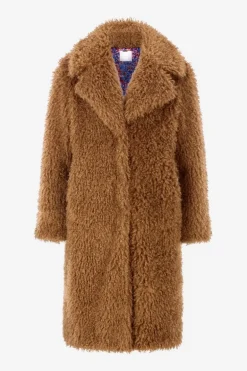 Oversized-Mantel Aus Kustfell