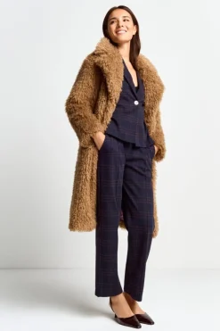 Oversized-Mantel Aus Kustfell