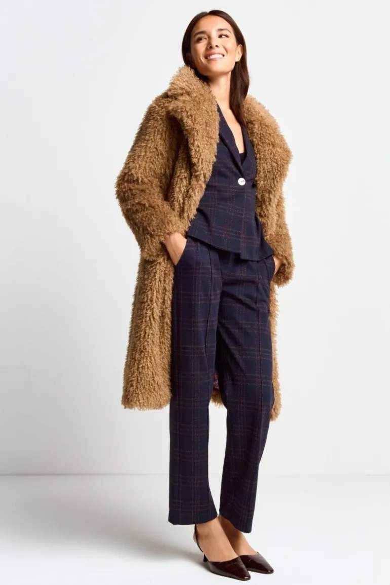 Oversized-Mantel Aus Kustfell