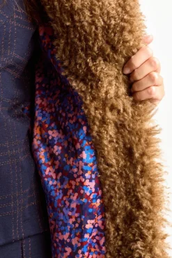 Oversized-Mantel Aus Kustfell