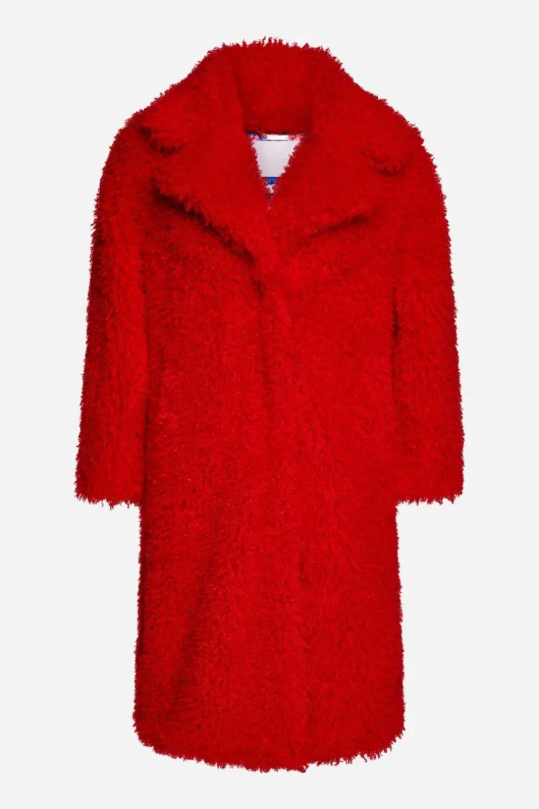 Oversized-Mantel Aus Kustfell