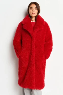 Oversized-Mantel Aus Kustfell