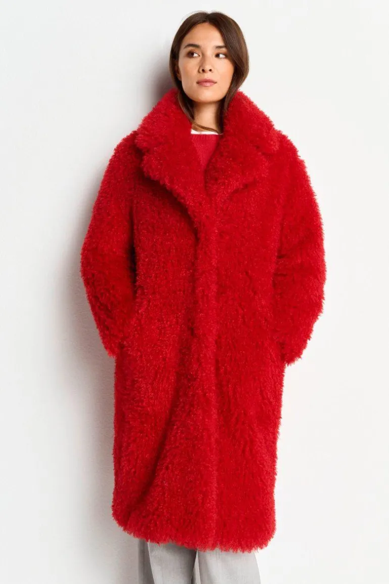 Oversized-Mantel Aus Kustfell